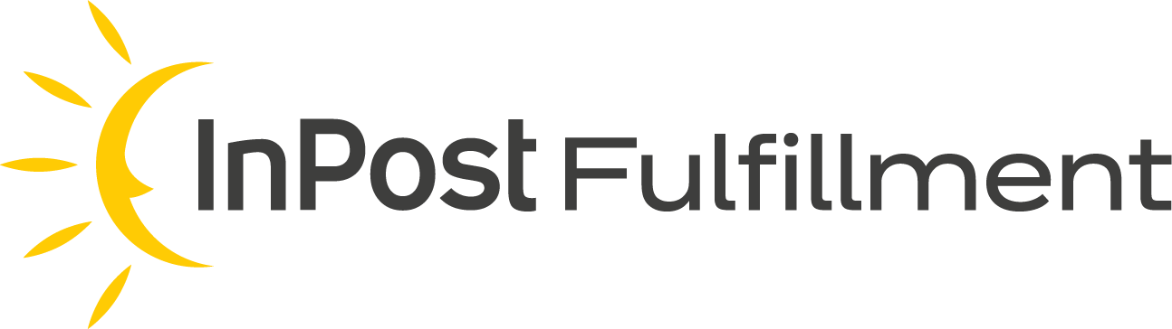 Logo InPost, przedstawiające charakterystyczną grafikę firmy, która oferuje usługi dostawy paczek, w tym Paczkomaty oraz usługi fulfillmentowe.